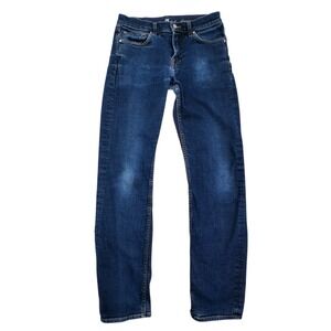 7 For All Mankind Slimmy Jeans Mens 30 Blue Slim Straight Denim Pants